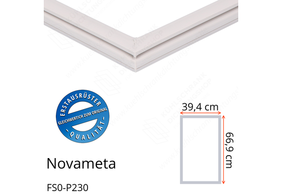 Novameta FS0-P230 Türdichtung 66,9 x 39,4 cm