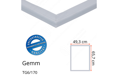 Gemm TG6/170 Türdichtung 65,7 x 49,3 cm