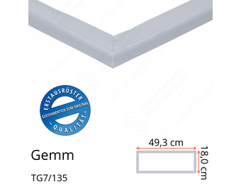 Gemm TG7/135 Schubladedichtung 18,0 x 49,3 cm