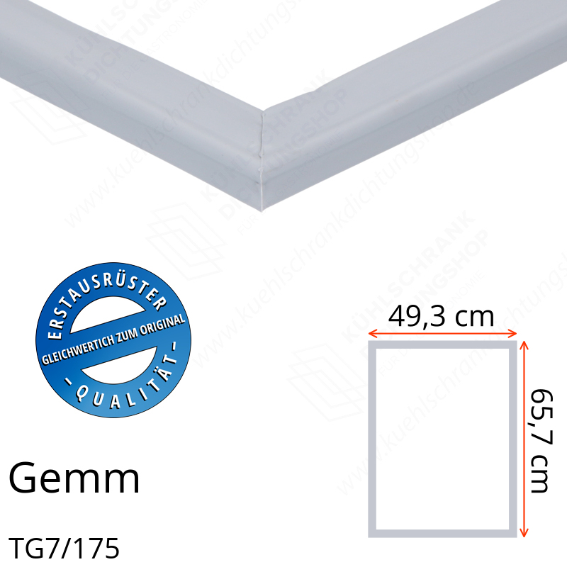 Gemm TG7/175 Türdichtung 65,7 x 49,3 cm
