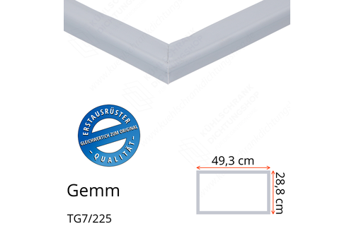 Gemm TG7/225 Schubladendichtung 28,8 x 49,3 cm