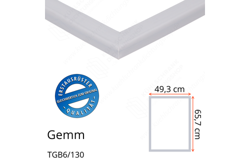 Gemm TGB6/130 Türdichtung 65,7 x 49,3 cm