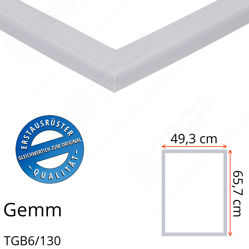 Gemm TGB6/130 Türdichtung 65,7 x 49,3 cm
