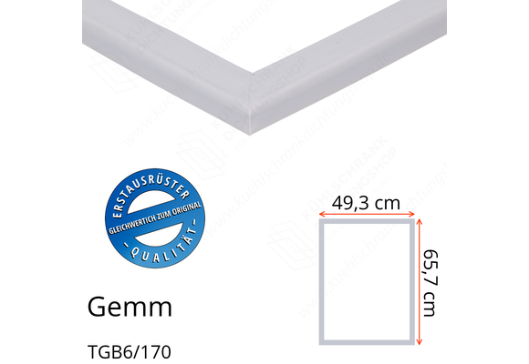 Gemm TGB6/170 Türdichtung 65,7 x 49,3 cm