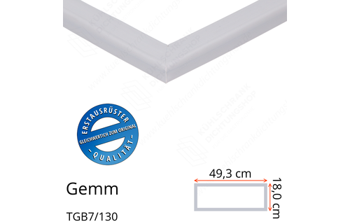 Gemm TGB7/130 Schubladendichtung 18,0 x 49,3 cm