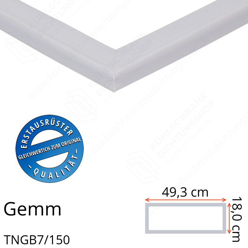 Gemm TNGB7/150 Schubladendichtung 18,0 x 49,3 cm