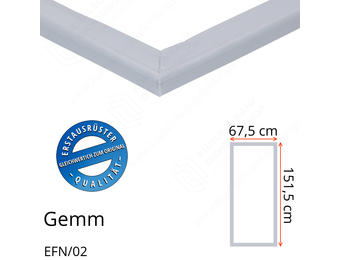 Gemm EFN/02 Türdichtung 151,5 x 67,5 cm