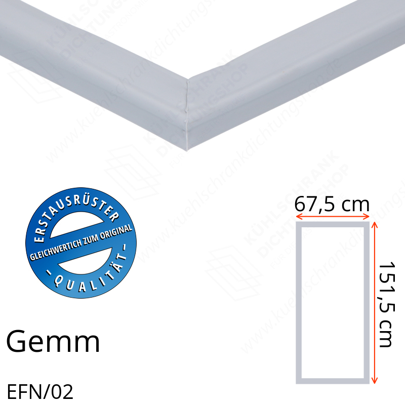 Gemm EFN/02 Türdichtung 151,5 x 67,5 cm