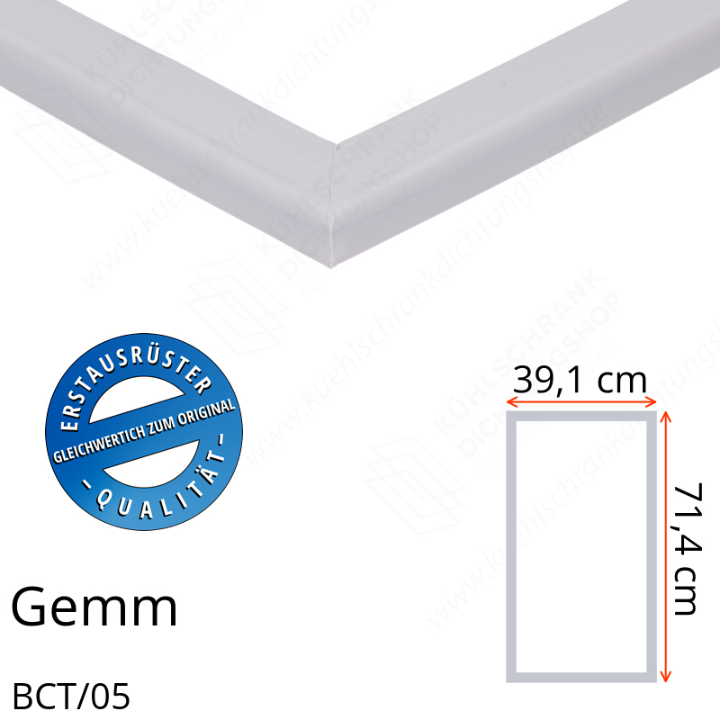 Gemm BCT/05 Türdichtung 71,4 x 39,1 cm