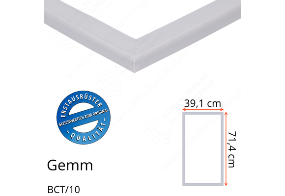 Gemm BCT/10 Türdichtung 71,4 x 39,1 cm