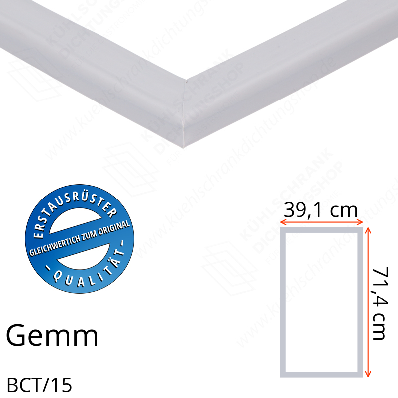 Gemm BCT/15 Türdichtung 71,4 x 39,1 cm