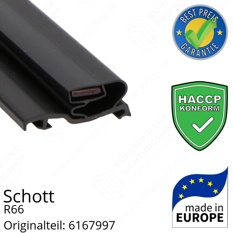 Schott Türdichtung 190,4 x 65,9 cm Ersatzteil: 6167997