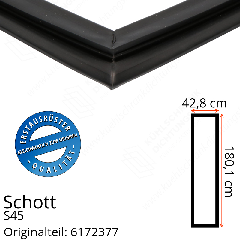 Schott Türdichtung 180,1 x 42,8 cm Ersatzteil: 6172377