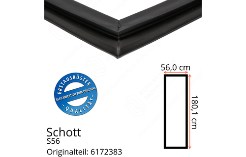 Schott Türdichtung 180,1 x 56,0 cm Ersatzteil: 6172383