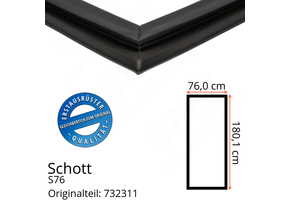 Schott Türdichtung 180,1 x 76,0 cm Ersatzteil: 732311