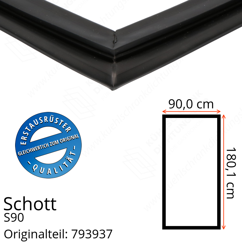 Schott Türdichtung 180,1 x 90,0 cm Ersatzteil: 793937