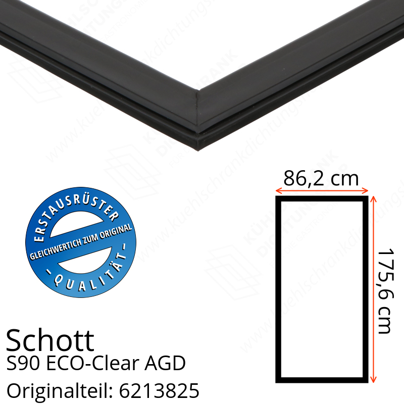 Schott Türdichtung 175,6 x 86,2 cm Ersatzteil: 6213825