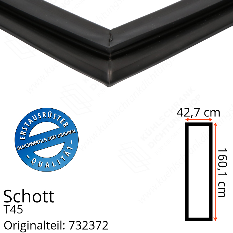 Schott Türdichtung 160,1 x 42,7 cm Ersatzteil: 732372