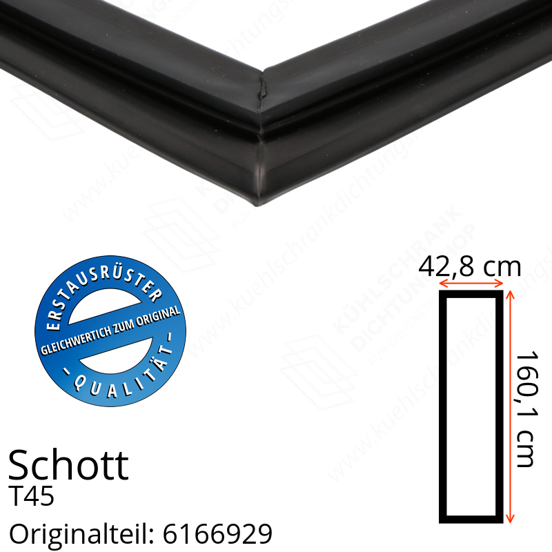 Schott Türdichtung 160,1 x 42,8 cm Ersatzteil: 6166929