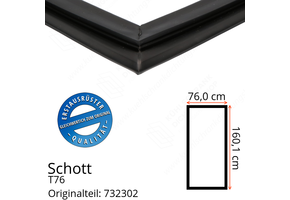 Schott Türdichtung 160,1 x 76,0 cm Ersatzteil: 732302