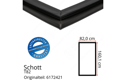 Schott Türdichtung 160,1 x 82,0 cm Ersatzteil: 6172421