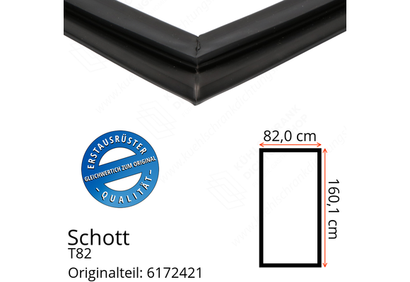 Schott Türdichtung 160,1 x 82,0 cm Ersatzteil: 6172421