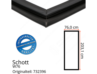 Schott Türdichtung 203,1 x 76,0 cm Ersatzteil: 732396
