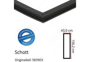 Schott Türdichtung 156,2 x 43,0 cm Ersatzteil: 583903