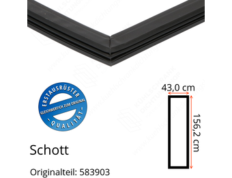 Schott Türdichtung 156,2 x 43,0 cm Ersatzteil: 583903