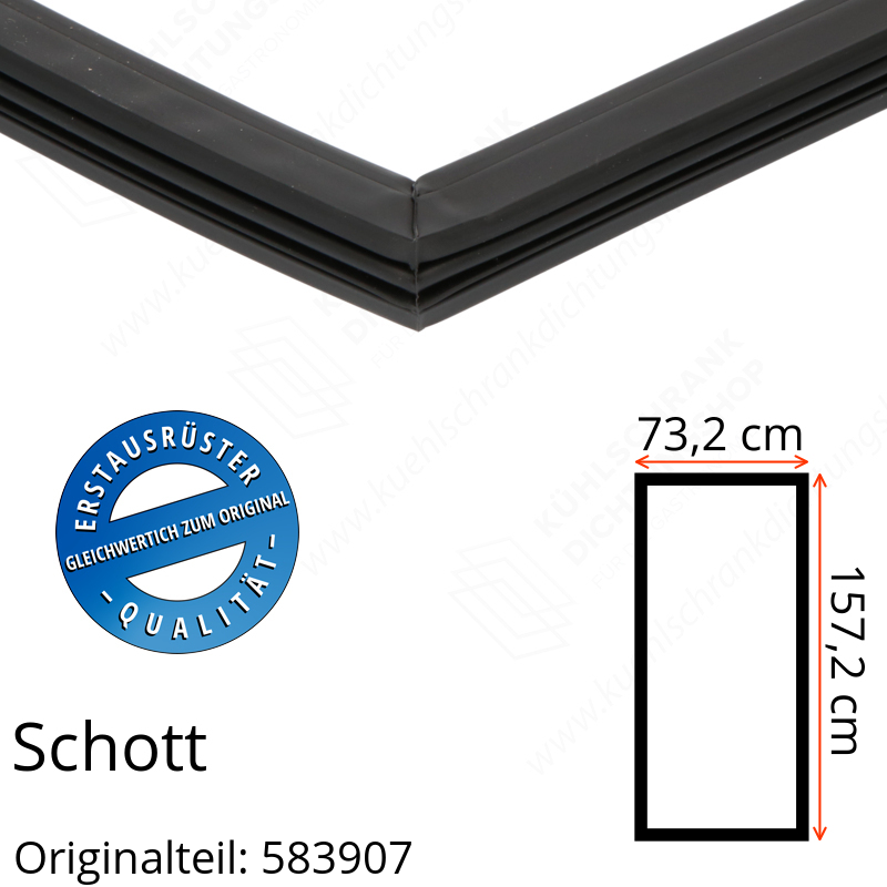 Schott Türdichtung 157,2 x 73,2 cm Ersatzteil: 583907
