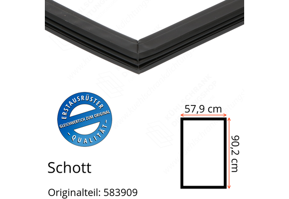 Schott Türdichtung 90,2 x 57,9 cm Ersatzteil: 583909
