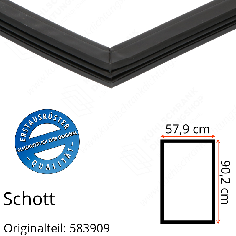 Schott Türdichtung 90,2 x 57,9 cm Ersatzteil: 583909