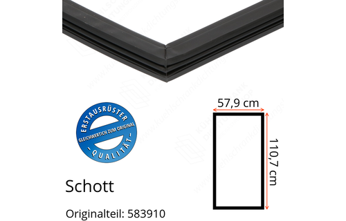 Schott Türdichtung 110,7 x 57,9 cm Ersatzteil: 583910
