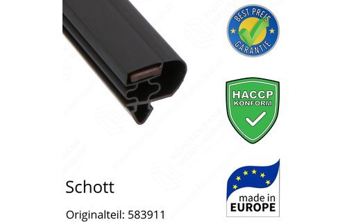 Schott Türdichtung 187,2 x 79,2 cm Ersatzteil: 583911