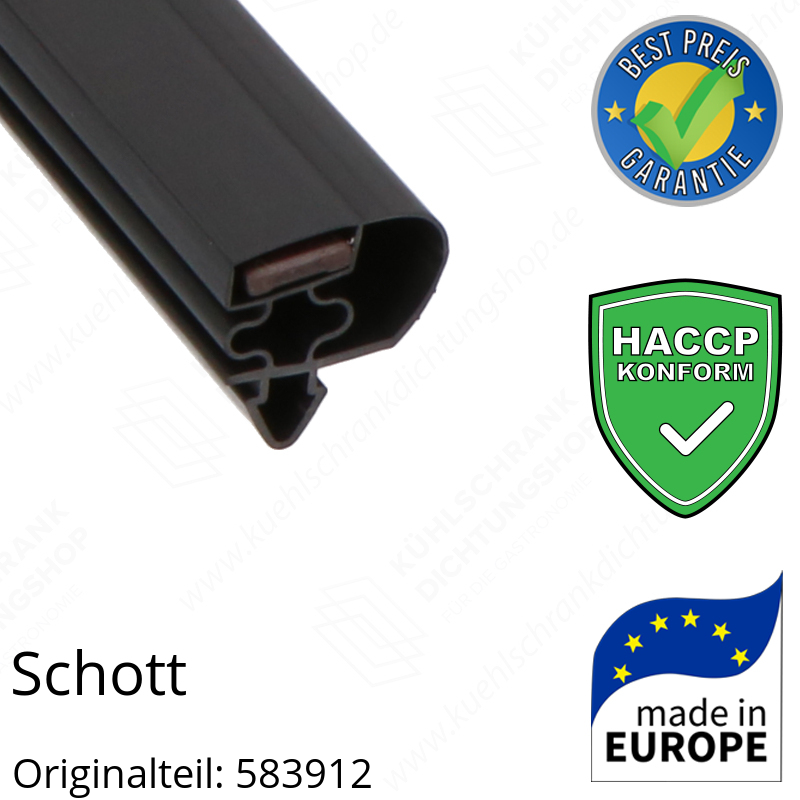 Schott Türdichtung 207,7 x 79,2 cm Ersatzteil: 583912