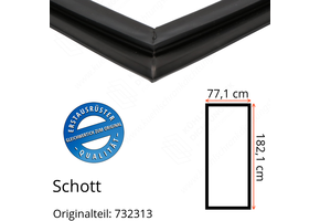Schott Türdichtung 182,1 x 77,1 cm Ersatzteil: 732313