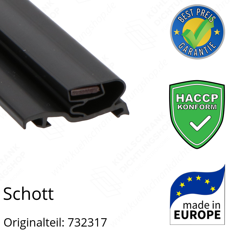 Schott Türdichtung 73,7 x 51,4 cm Ersatzteil: 732317