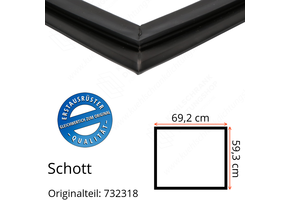 Schott Türdichtung 59,3 x 69,2 cm Ersatzteil: 732318