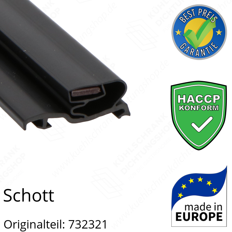 Schott Türdichtung 71,4 x 59,3 cm Ersatzteil: 732321
