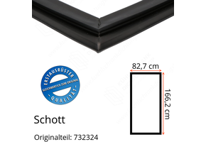 Schott Türdichtung 166,2 x 82,7 cm Ersatzteil: 732324