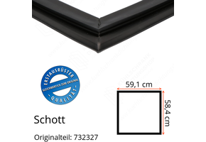 Schott Türdichtung 58,4 x 59,1 cm Ersatzteil: 732327