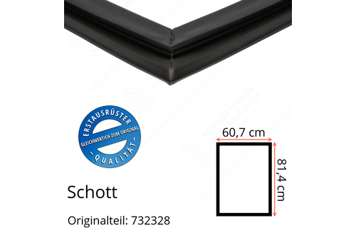 Schott Türdichtung 81,4 x 60,7 cm Ersatzteil: 732328