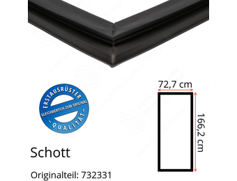 Schott Türdichtung 166,2 x 72,7 cm Ersatzteil: 732331