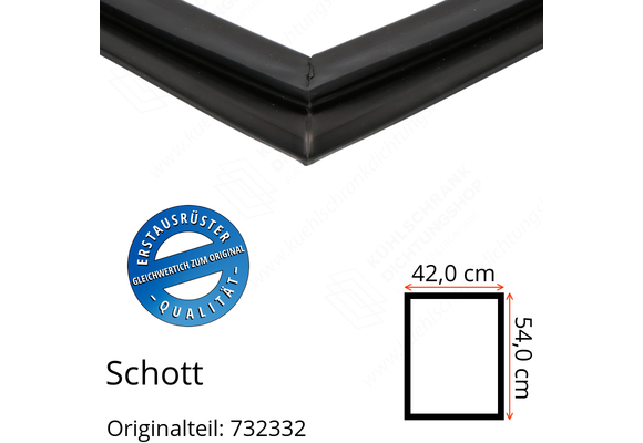 Schott Türdichtung 54,0 x 42,0 cm Ersatzteil: 732332