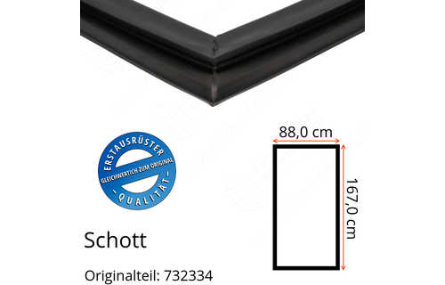 Schott Türdichtung 167,0 x 88,0 cm Ersatzteil: 732334