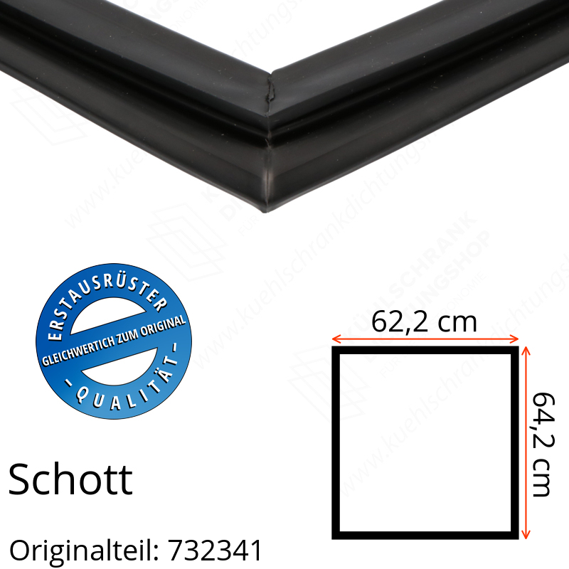 Schott Türdichtung 64,2 x 62,2 cm Ersatzteil: 732341