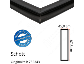 Schott Türdichtung 187,5 x 45,0 cm Ersatzteil: 732343