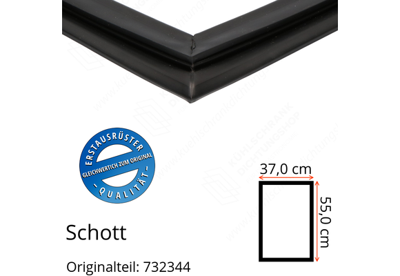 Schott Türdichtung 55,0 x 37,0 cm Ersatzteil: 732344