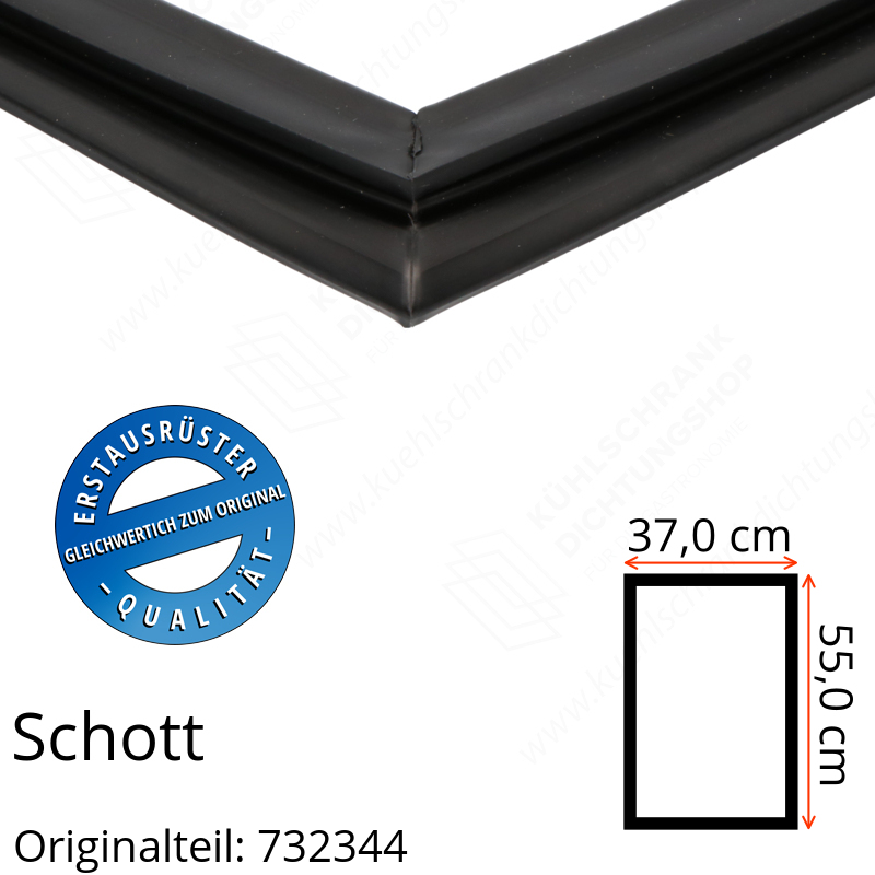 Schott Türdichtung 55,0 x 37,0 cm Ersatzteil: 732344