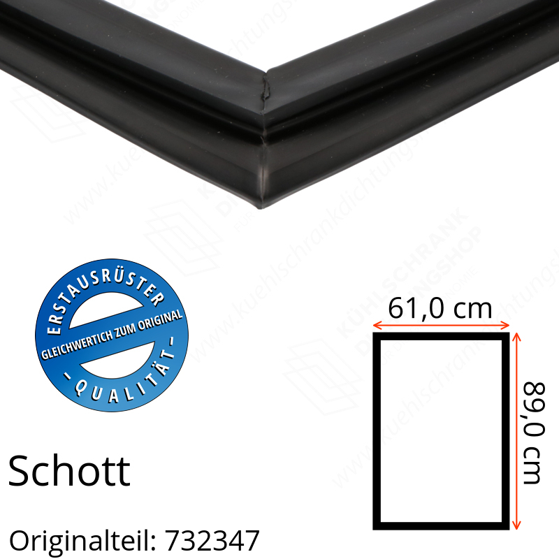 Schott Türdichtung 89,0 x 61,0 cm Ersatzteil: 732347